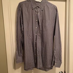 Peter Millar Crown Ease Langley Cotton Sport Shirt XXL